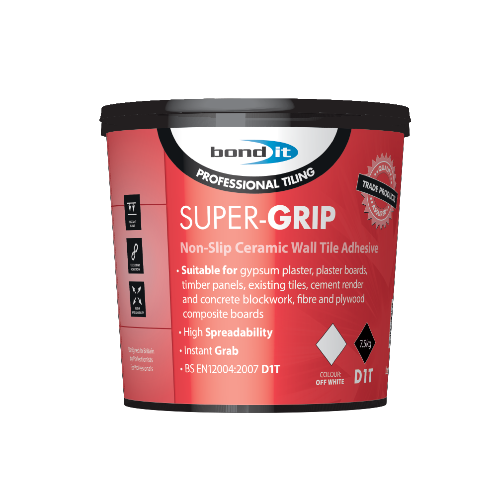 BONDIT SUPERGRIP - NON SLIP TILE ADHESIV OFF WHITE 7.5K st
